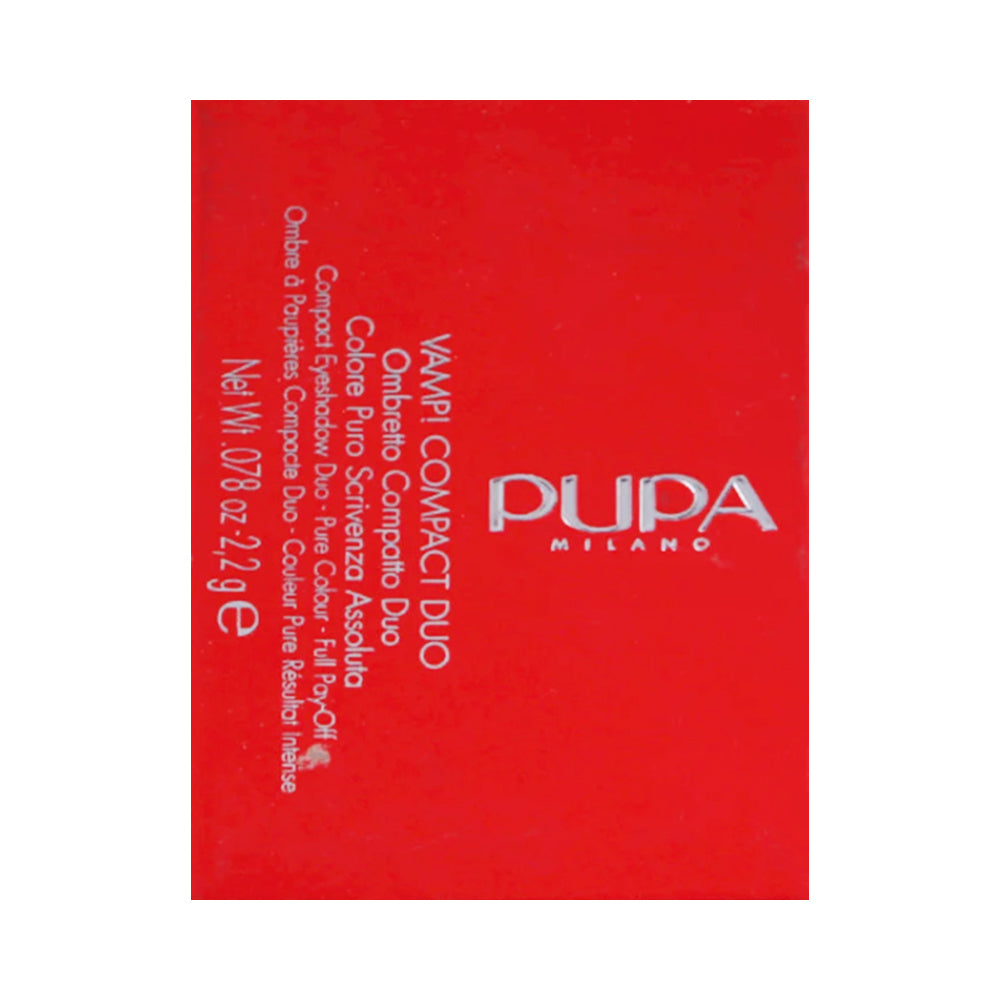 PUPA VAMP! COMP DUO EYESHADOW DUO PURE COLR FULL PAY-OFF - B