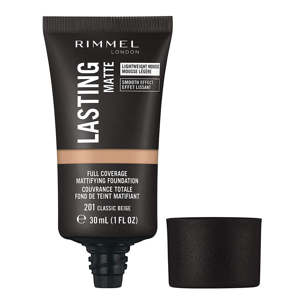 RIMMEL LASTING MATTE 201 CLASSIC BEIGE FOUNDATION 30ML
