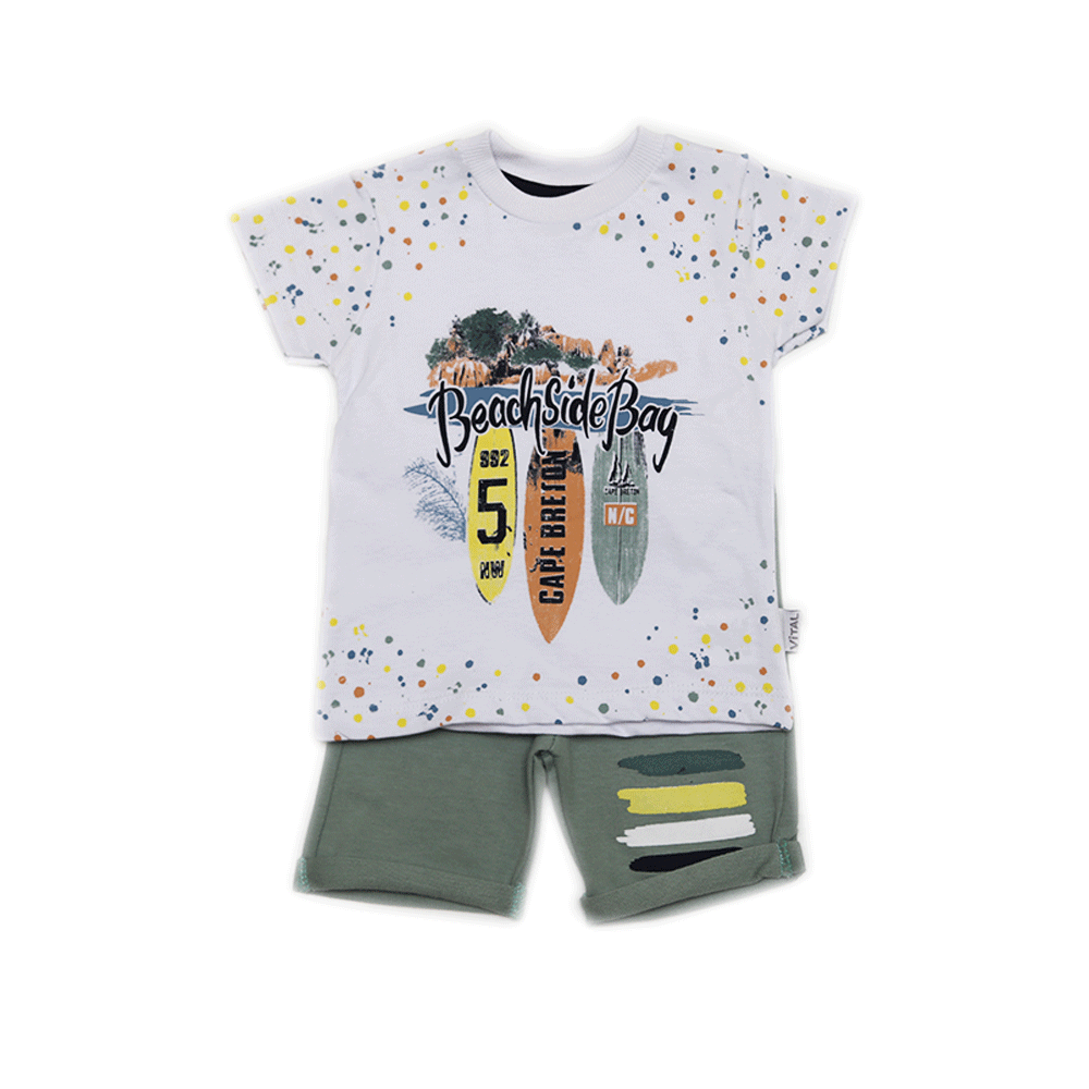 BOYS S/S 2PC KNICKER SUIT 8080 336 TUR SU-21 9-12 M