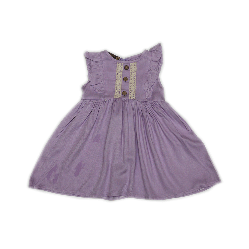 GIRLS COTTON FROCK HEAD BAND E11235 TUR SU-21 18-24M