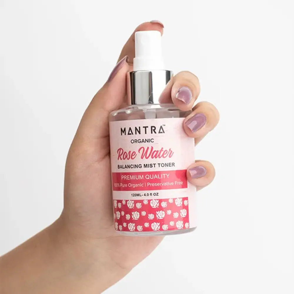 HAIR MANTRA ORGANIC ROSE WATER 100ML