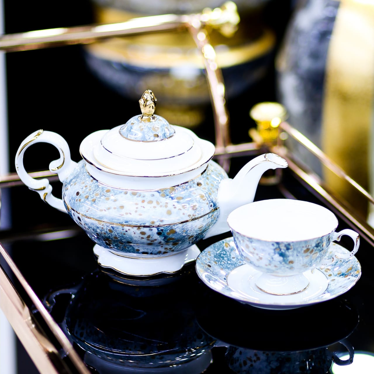 TEA SET ROYAL BISTRO PORSACHI 24PC J1816-192A-24