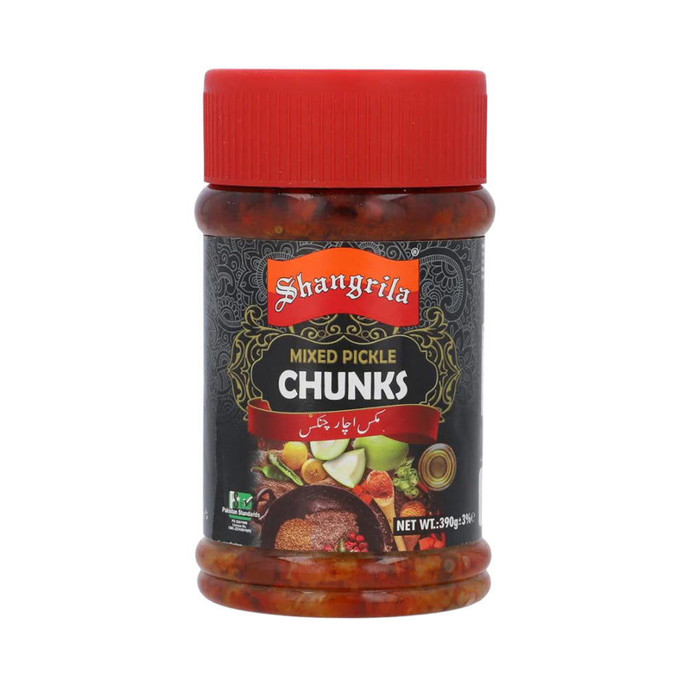 SHANGRILA MIXED PICKLE CHUNKS JAR 390GM