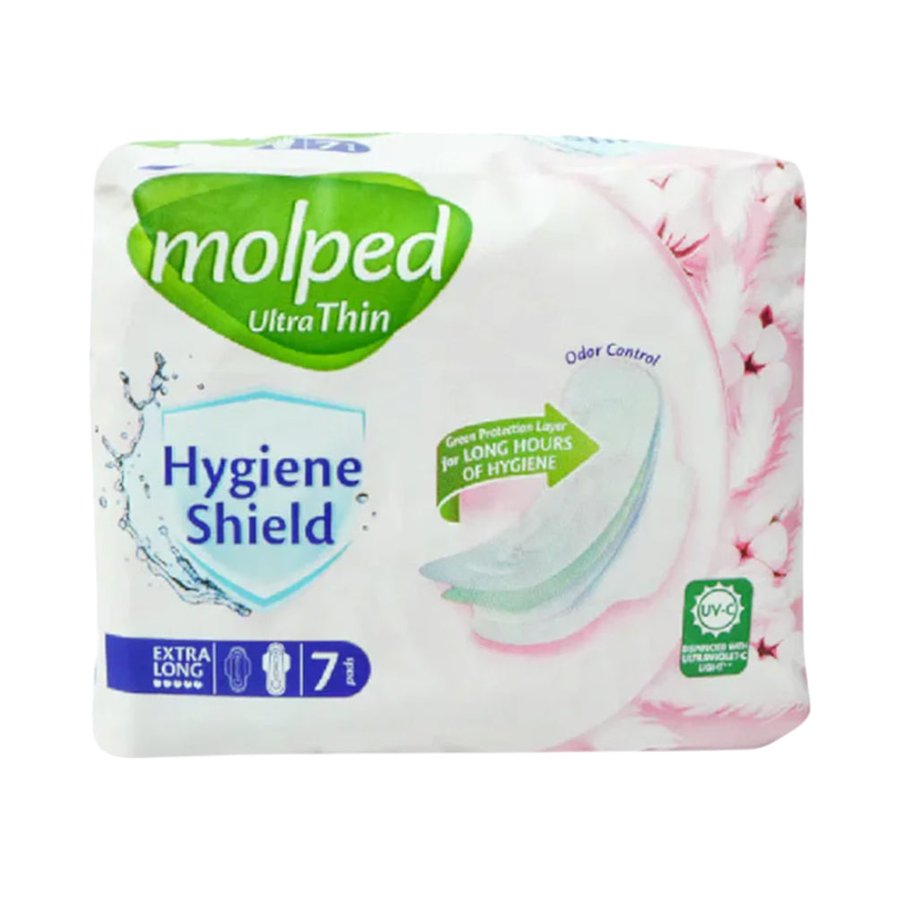 MOLPED ULTRA THIN SANITARY PAD EXTRA LONG 7PCS