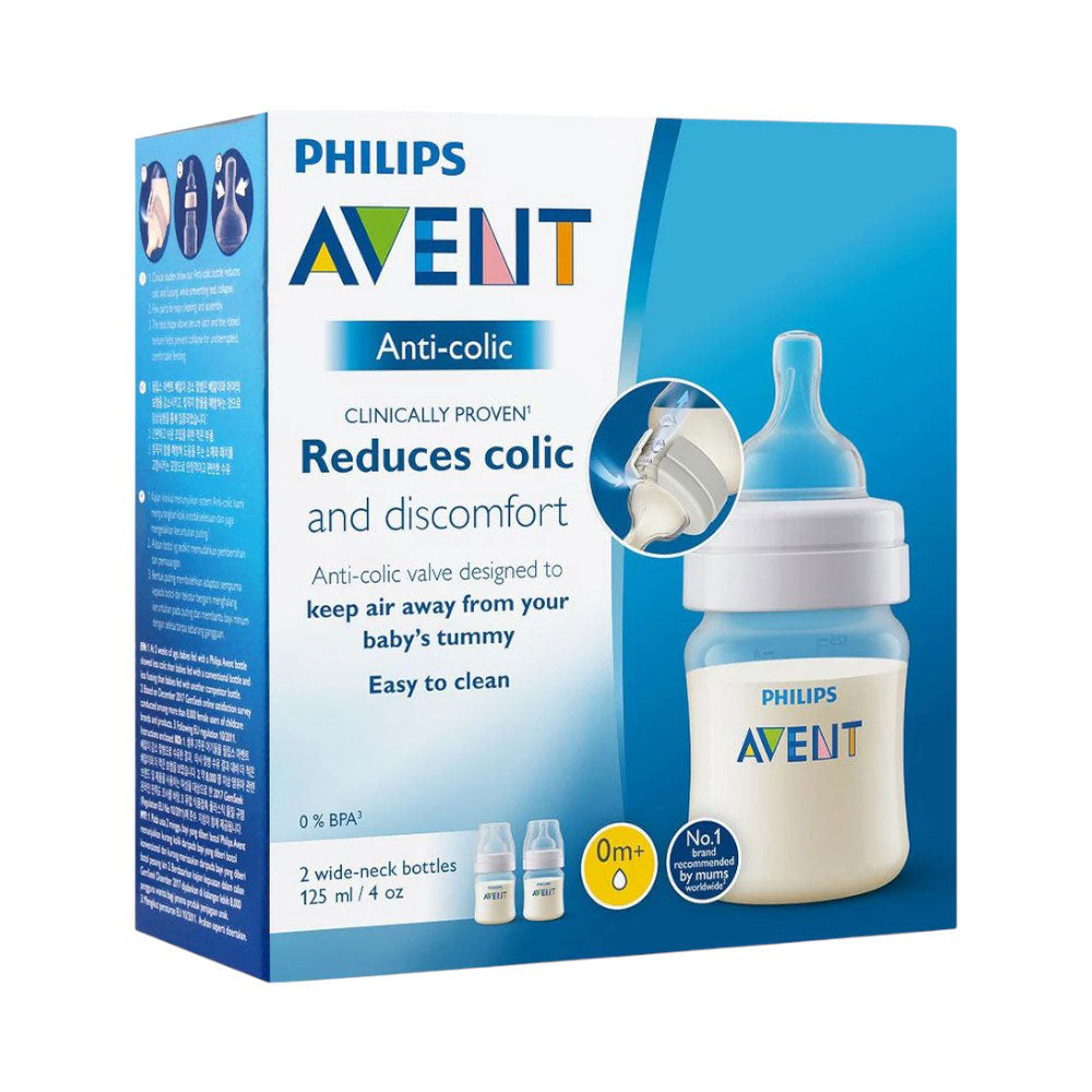 PHILIPS AVENT FEEDING BOTTLE SET 2 PC 125 ML SCF810/27