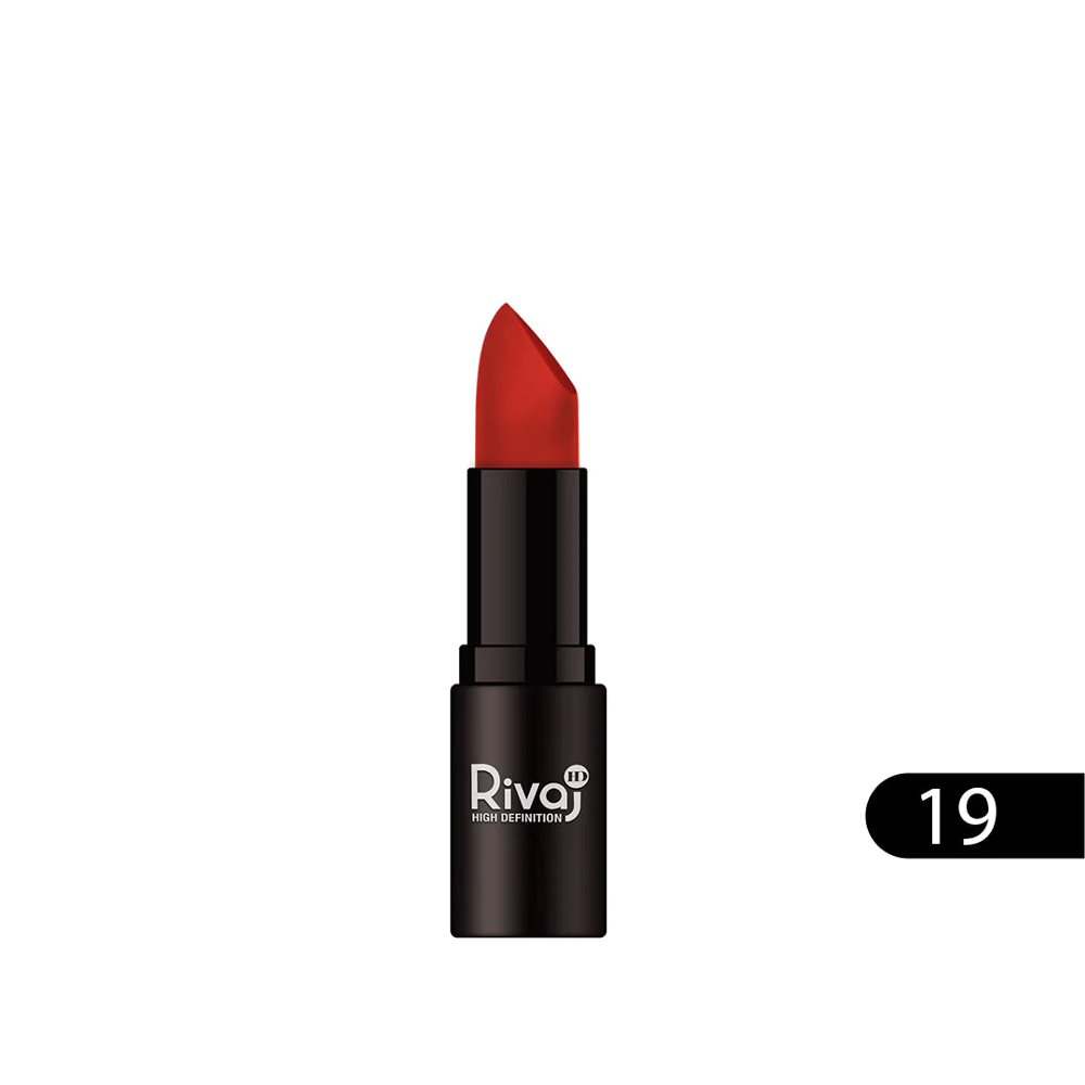 RIVAJ HD COLOR CRUSH MATT LIPSTICK NO.19
