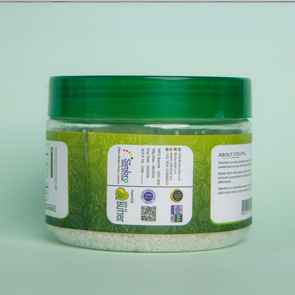 STEVITAL-100 GRAMS JAR-SWEETNESS WITH 0 CALORIES & NO AFTERT