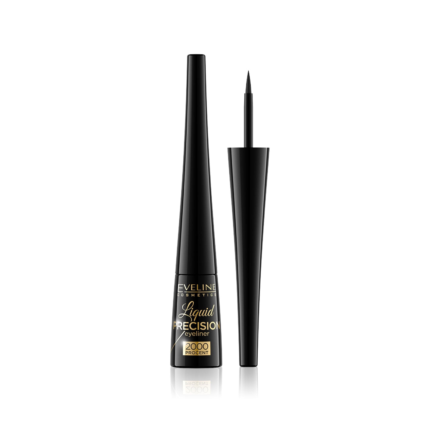 EVELINE EYELINER LIQUID PRECISION 2000% BLACK MATT