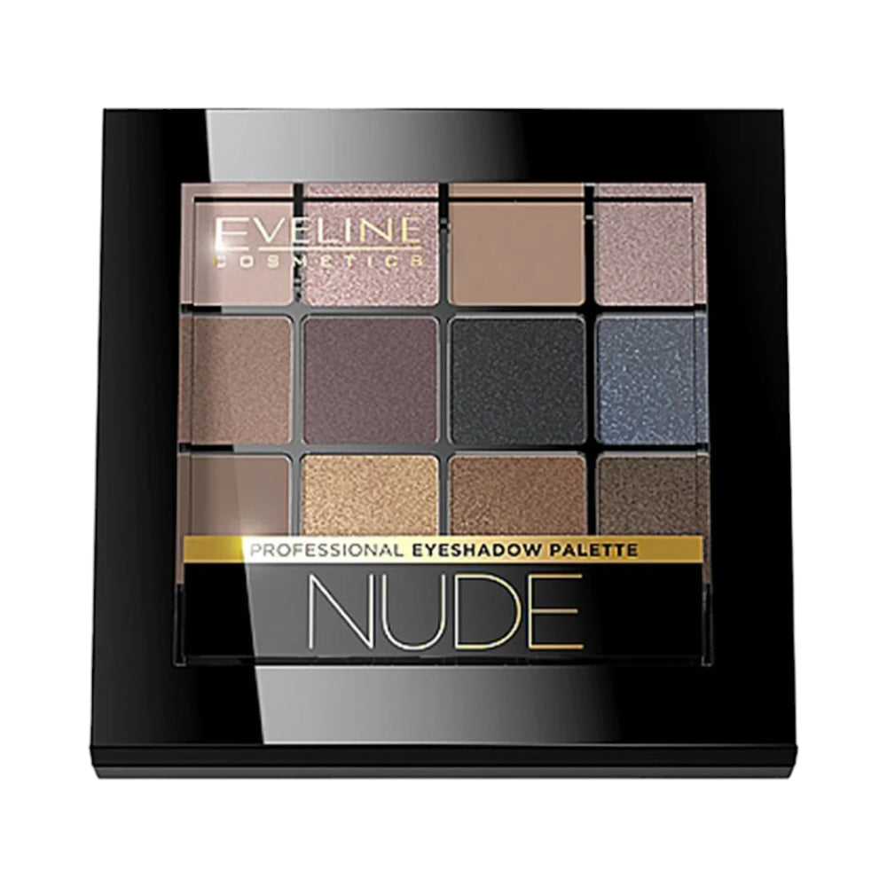 EVELINE EYESHADOW PALETTE ALL IN ONE 12 COLORS NUDE