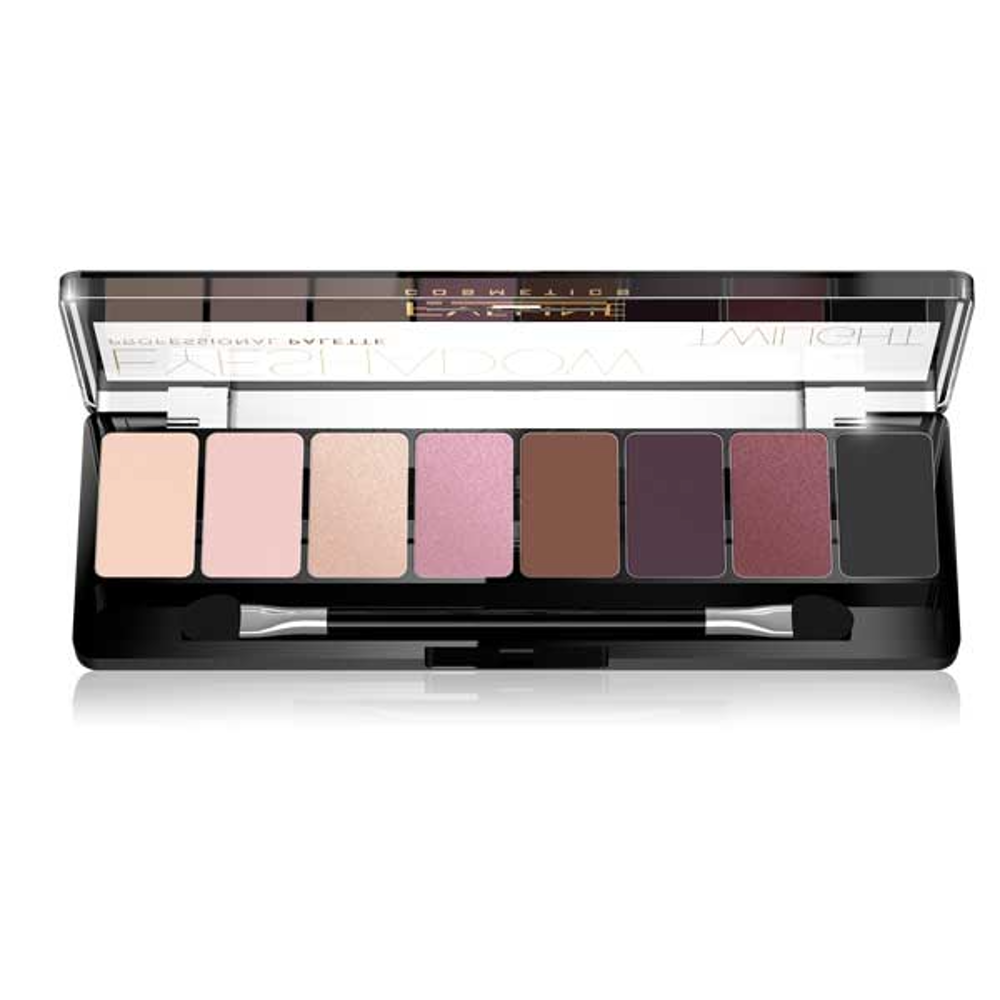 EVELINE EYESHADOW PALETTE 8 COLORS TWILIGHT
