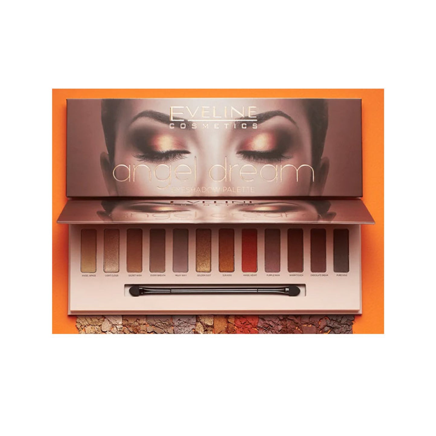EVELINE EYESHADOW PALETTE 12 COLORS ANGEL DREAM