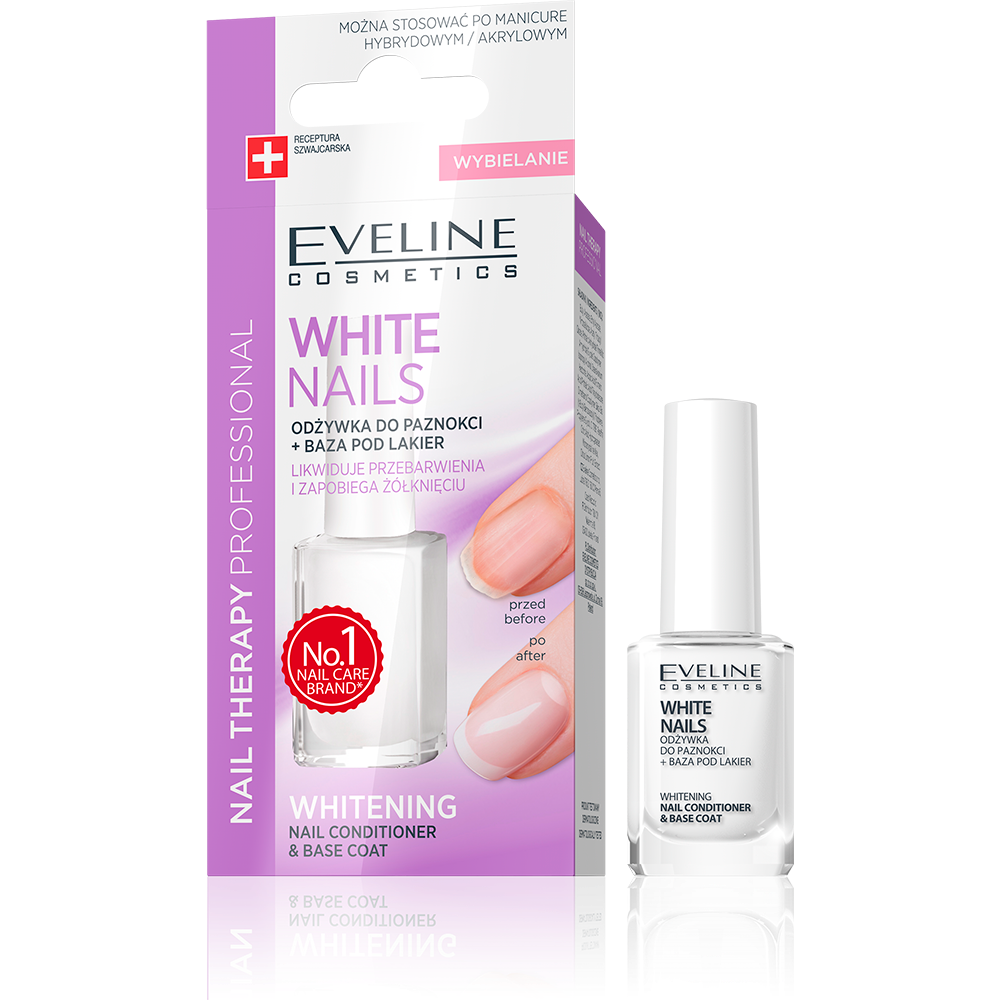 EVELINE EVELINE WHITE NAILS CONDITIONER & BASE COAT