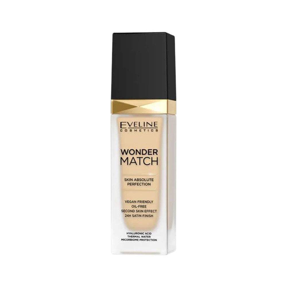 EVELINE WONDER MATCH FOUNDATION 05 LIGHT PORCELAIN 30ML