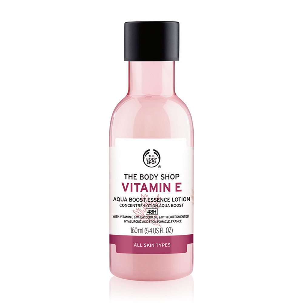THE BODY SHOP VIT E AQUA BOOST ESSENCE LOTION TOP SELLER IS