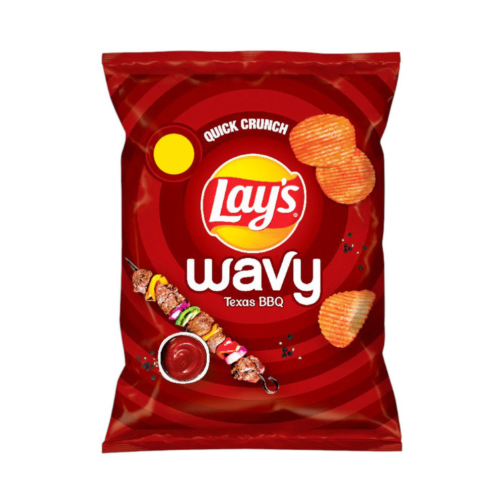 LAYS WAVY TEXAS BBQ 18 GM