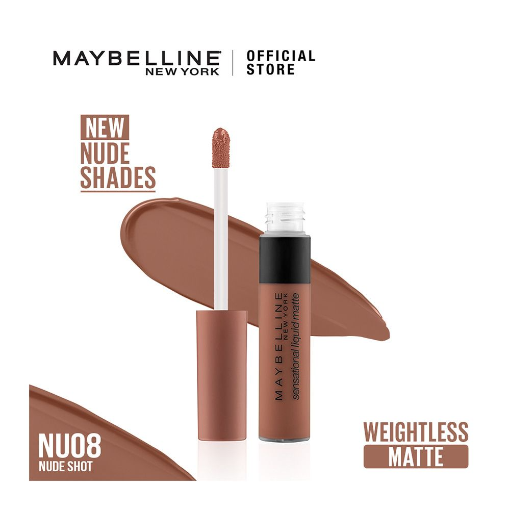 MAYBELLINE SENSATIONAL LIQUID MATTE NUDE 08