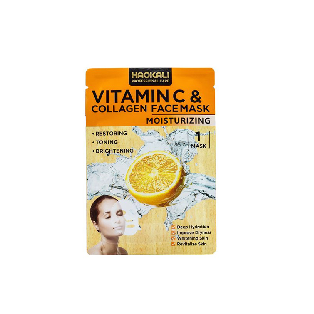HAOKALI VIT C & COLLAGEN SHEET FACE MASK HA-3025 IR 30ML