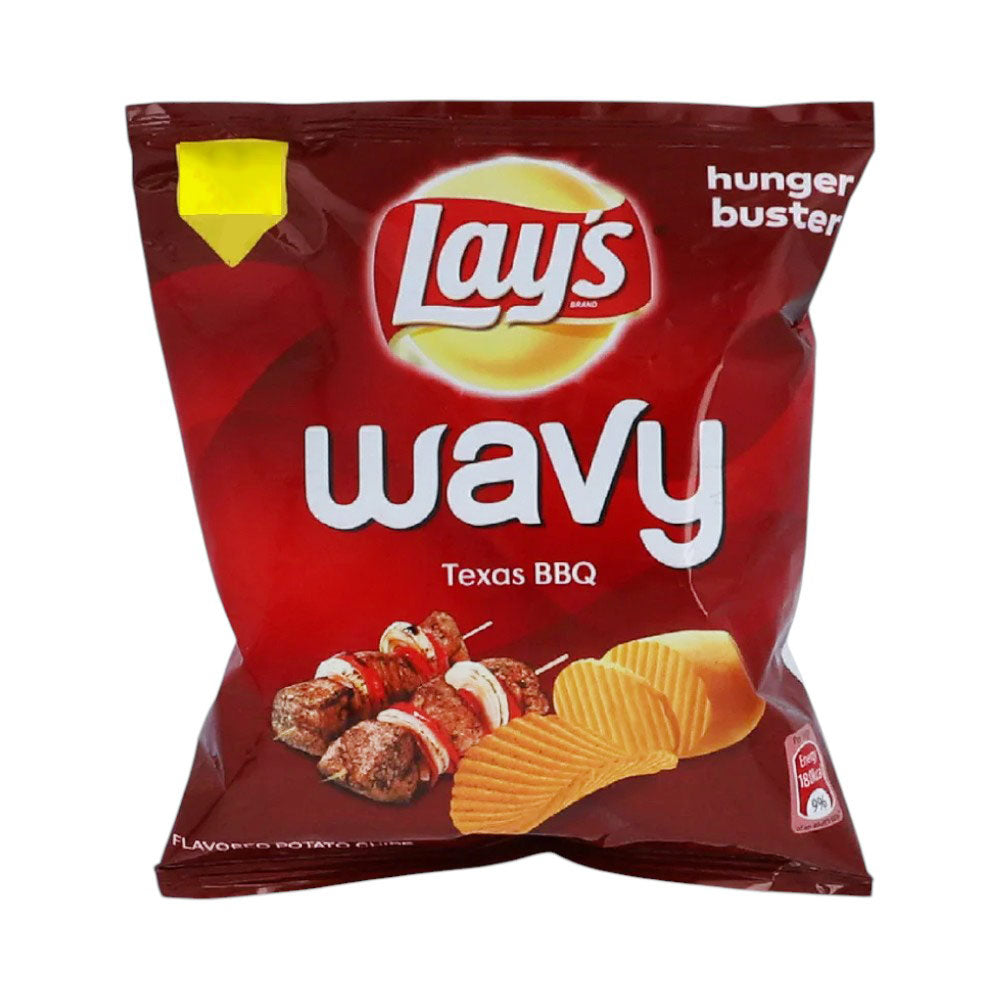 LAYS WAVY BBQ CHIPS 30 GM