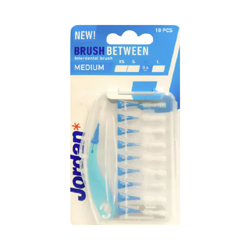 JORDAN CLINIC BRUSH BETWEEN 10PCS MEDIUM