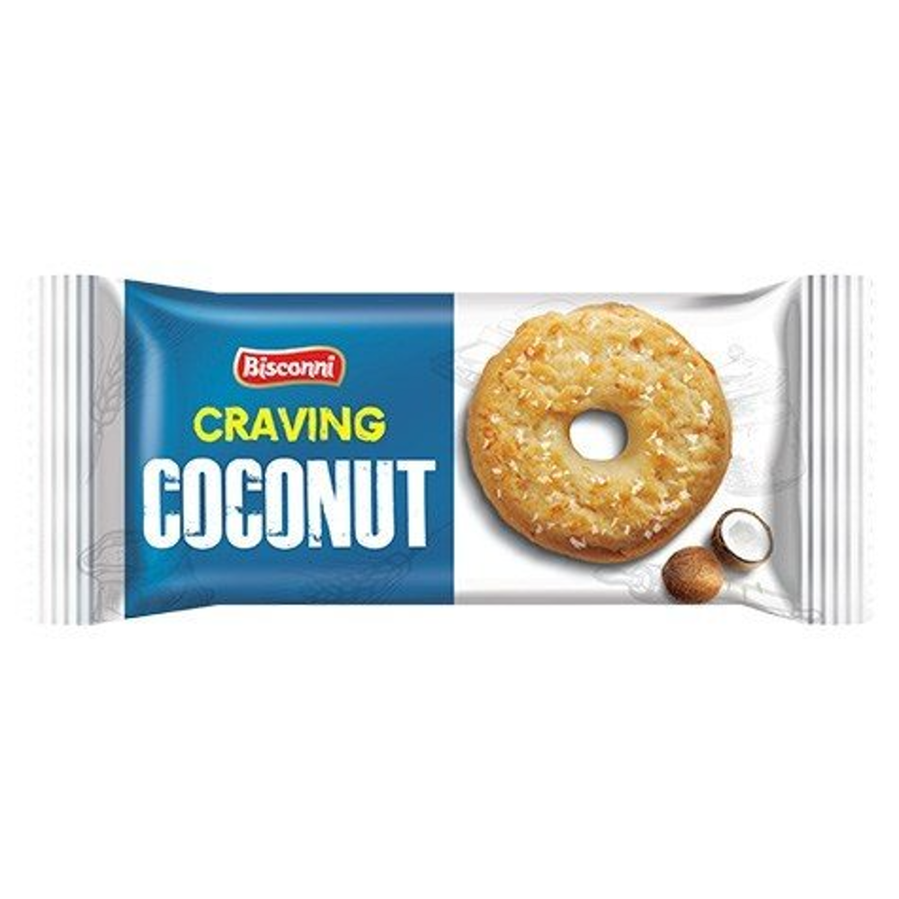 Bisconni Craving Coconut Biscuit Snack Pack 18 Gm Al Fatah