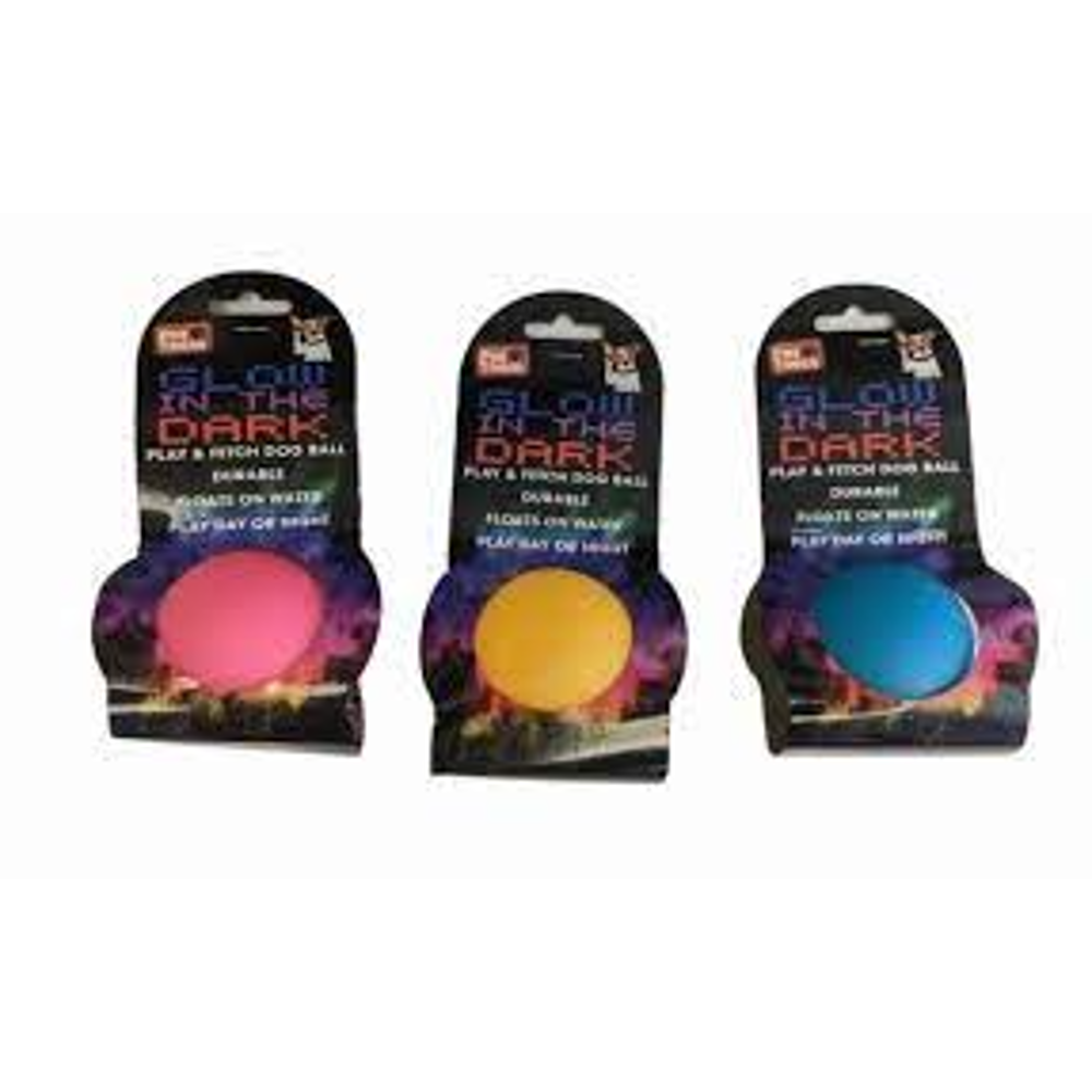 Glow dog shop ball