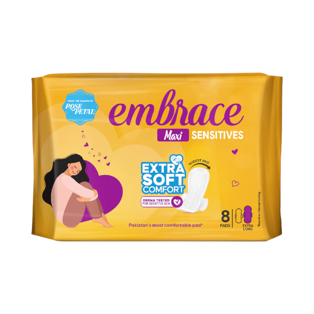 FAMCARE SENSITIVE MAXI PADS EXTRA LONG