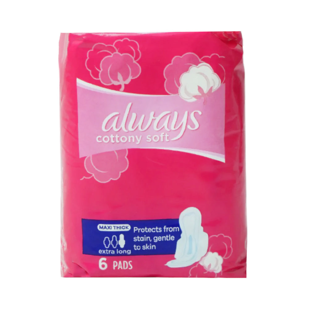 ALWAYS SANITARY PADS MAXI THICK LONG 6PCS