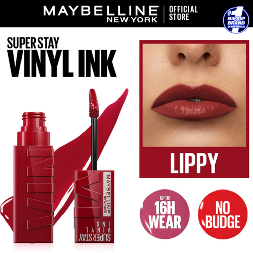 MAYBELLINE SUPERSTAY VINYL INK 10 LIPPY AS