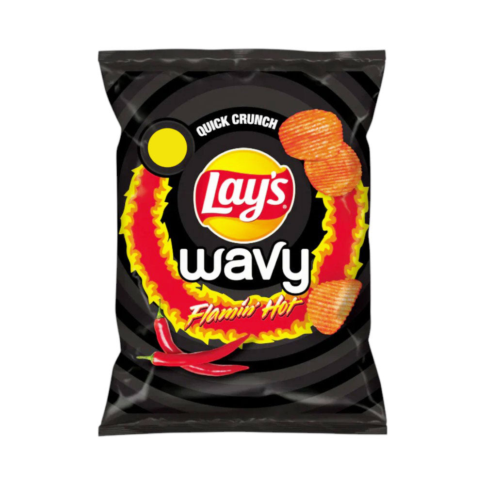 LAYS WAVY FLAMING HOT CHIPS 18 GM