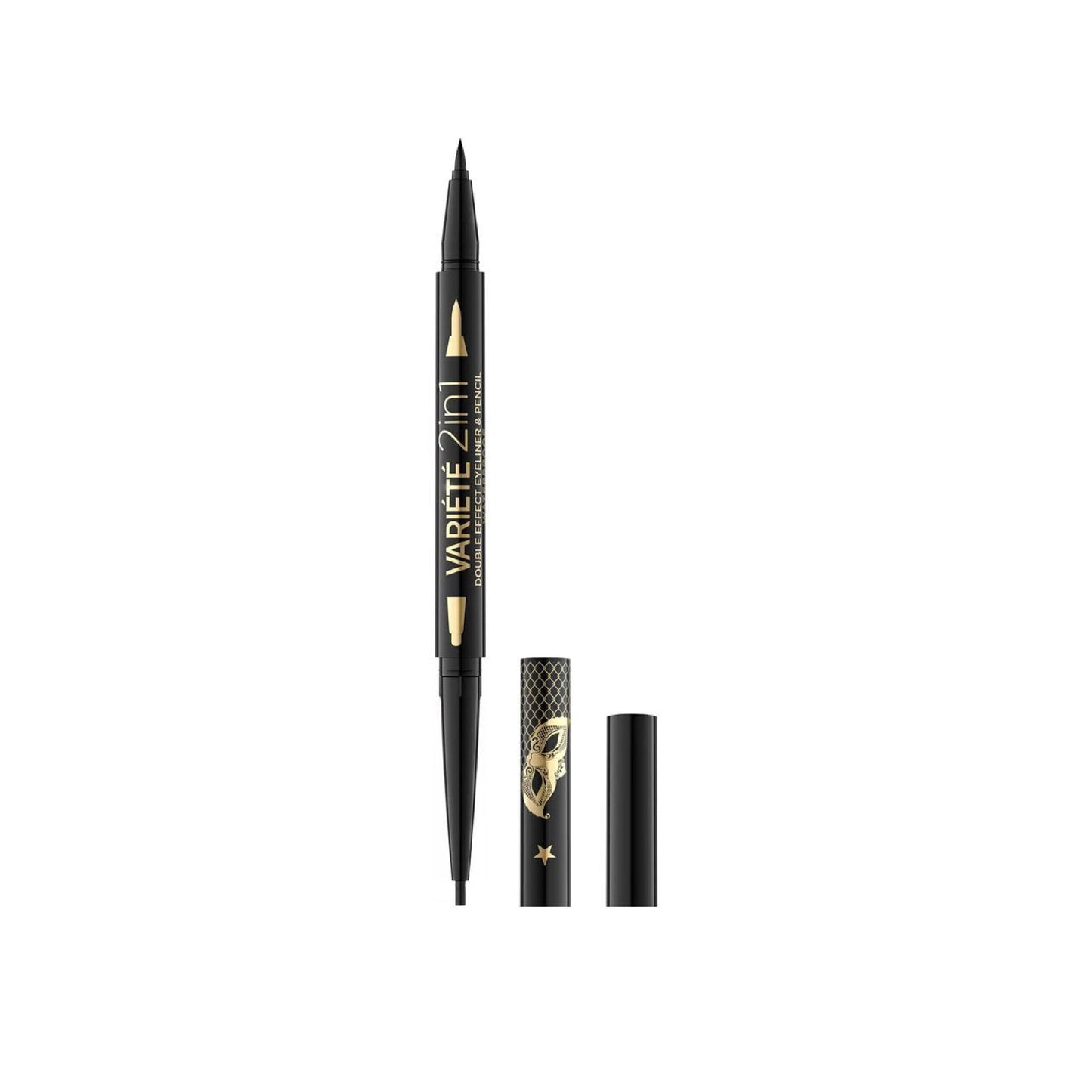 EVELINE VARIETE 2IN1 DOUBLE EFFECT EYELINER & PENCIL WP