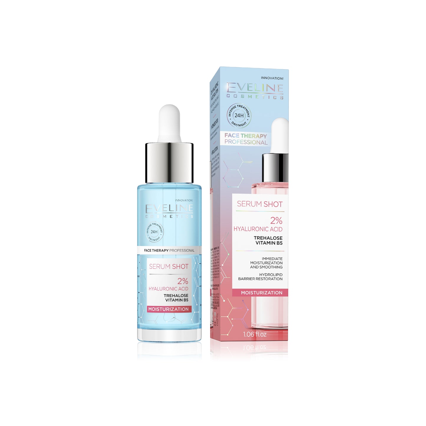 EVELINE SERUM SHOT 2% HYALURONIC ACID 30ML