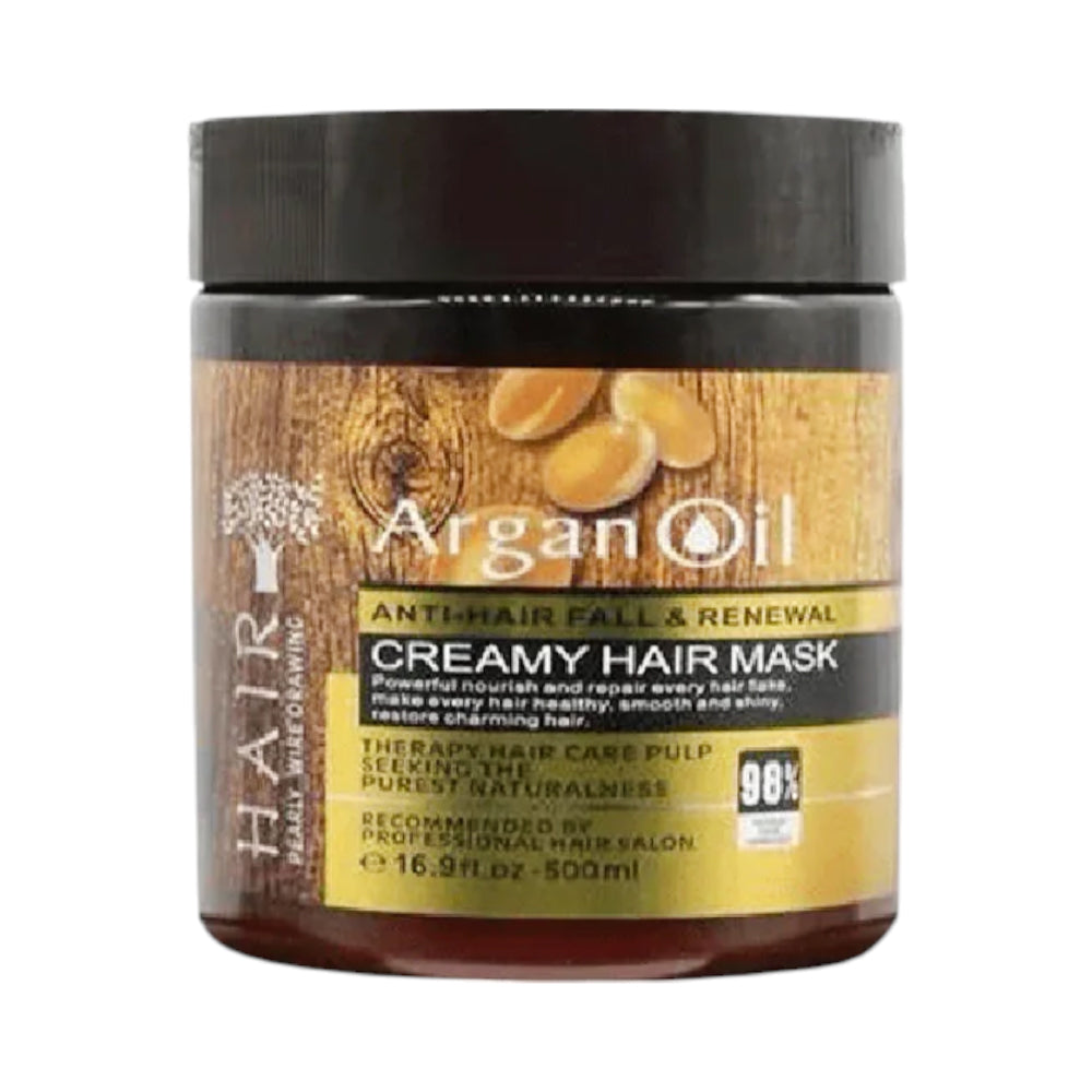 ARGAN OIL HAIR MASK ANTI-HAIR FALL & RENEWAL 500 ML