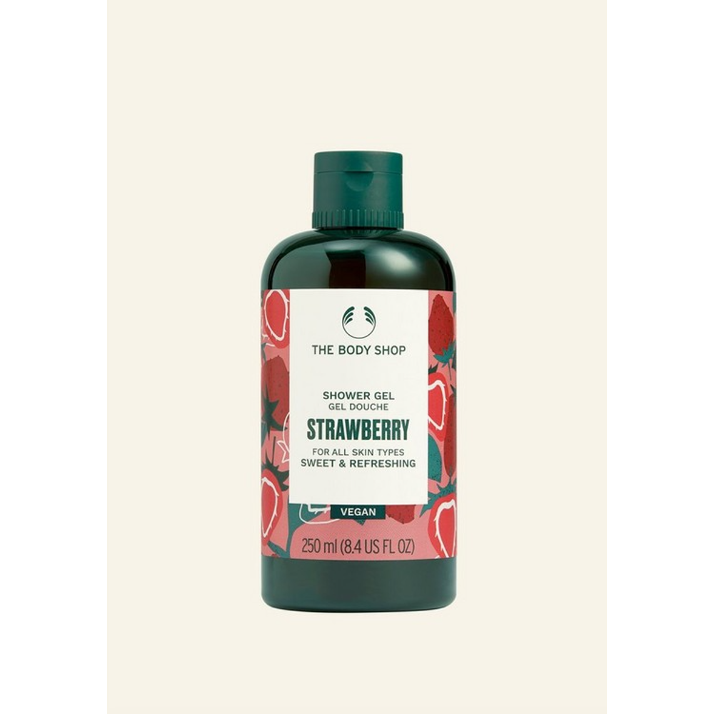 THE BODY SHOP STAWBERRY SHOWER GEL NEW PACKING 250ML