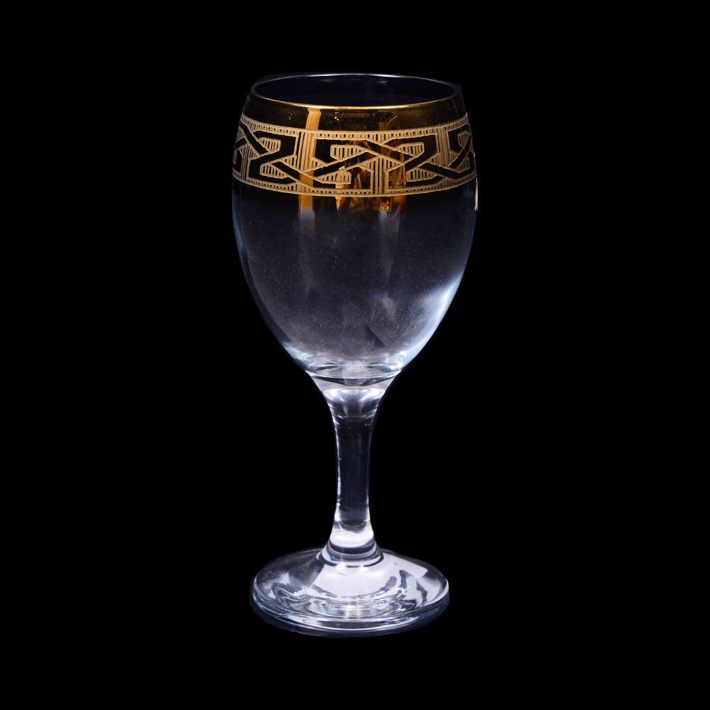 GLASS PSB IMPERIAL HAND CUT GOLD 44272-HGB020 (Pack 6)