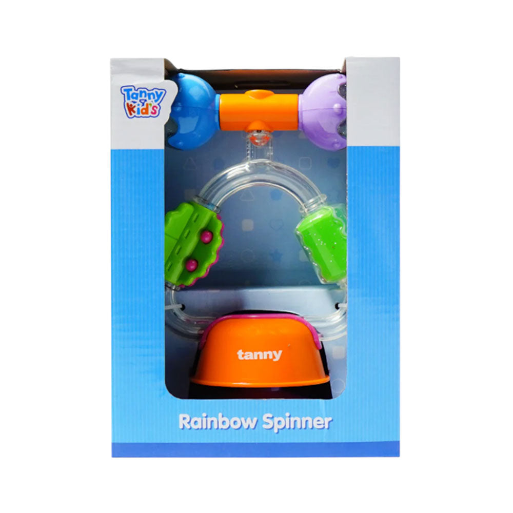 TY9028 TANNY KIDS RAINBOW SPINNER RATTLE ID