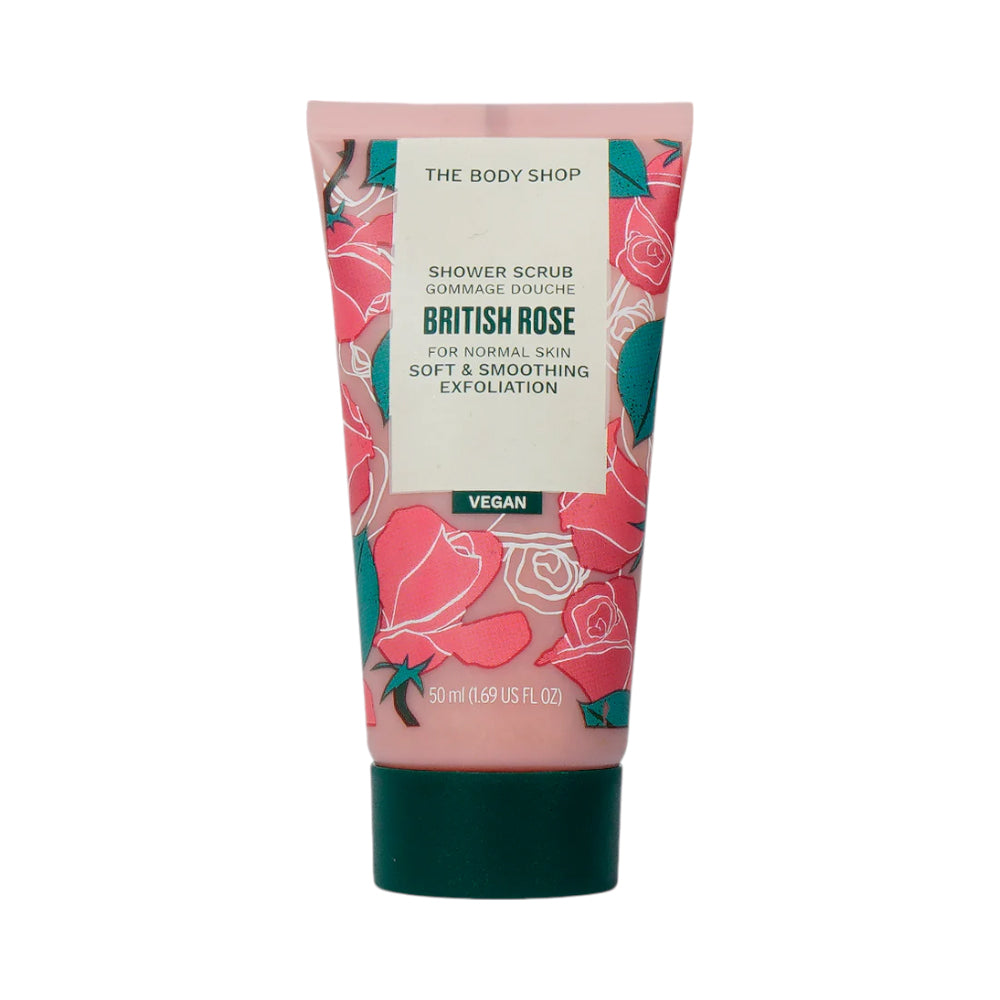 THE BODY SHOP BRITISH ROSE SHOWER SCRUB