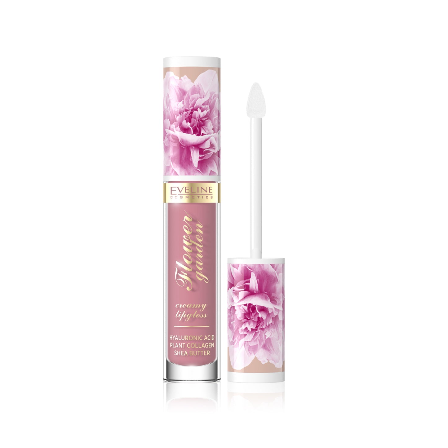 EVELINE FLOWER GARDEN LIP GLOSS # 01 DELIGATE ROSE
