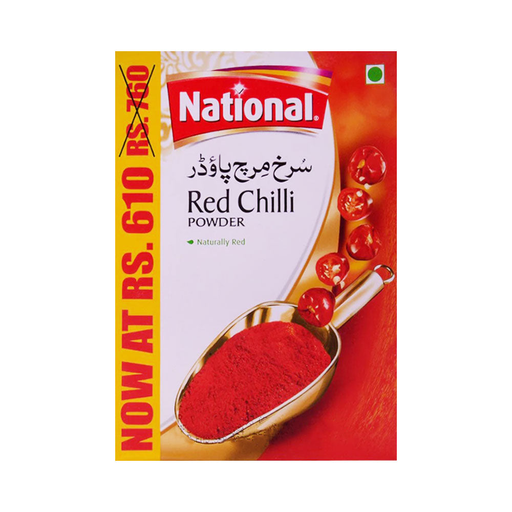 NATIONAL RED CHILLI POWDER 400 GM