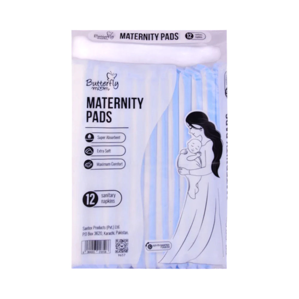 BUTTERFLY MATERNITY PADS 12 PCS