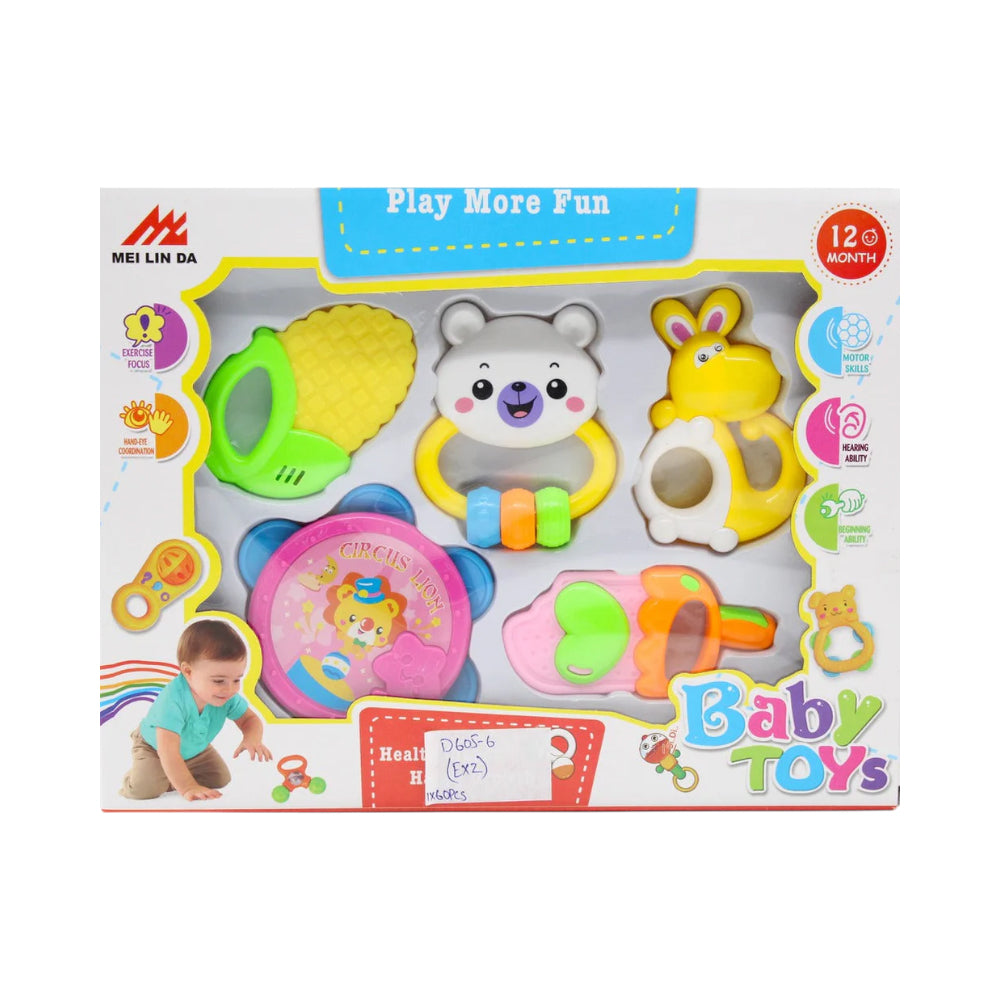 D605-6 RATTLE SET 5PCS