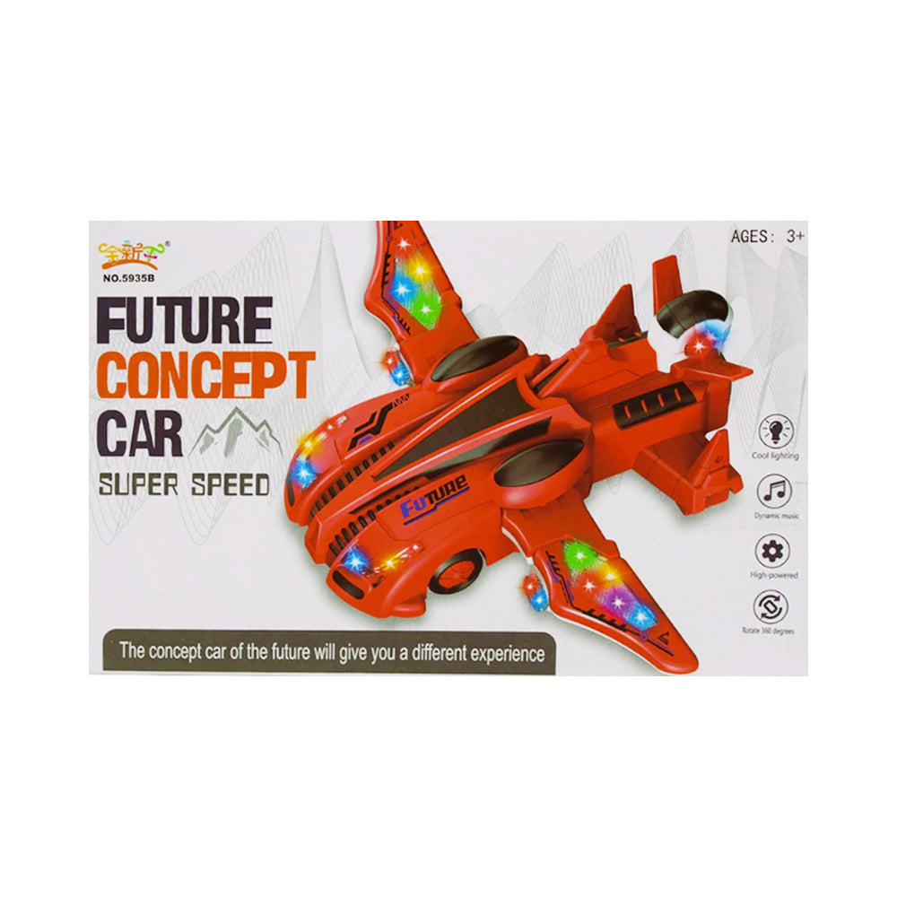 5935B MUSICALPLANE CAR 2IN1