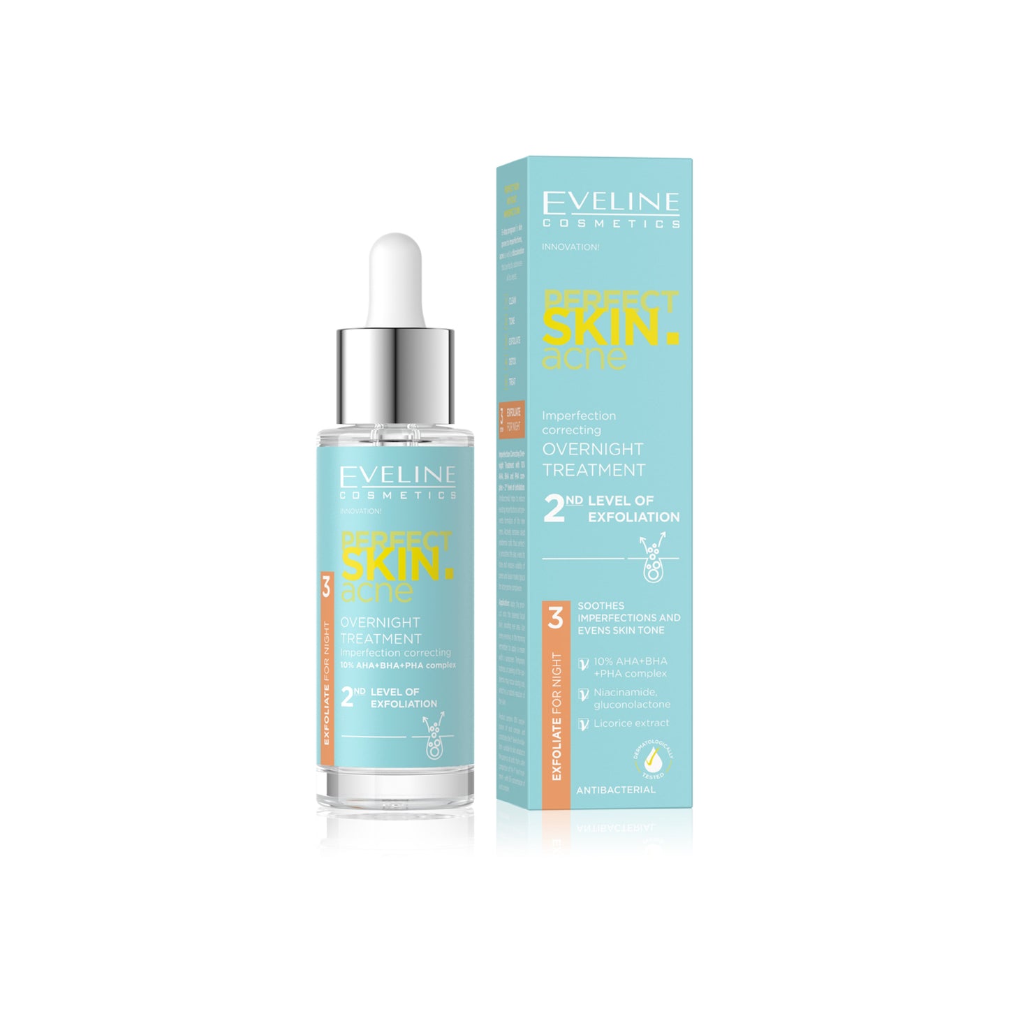 EVELINE PERFECT SKIN ACNE OVERNIGHT TREATMENT 10% 2ND LEVEL