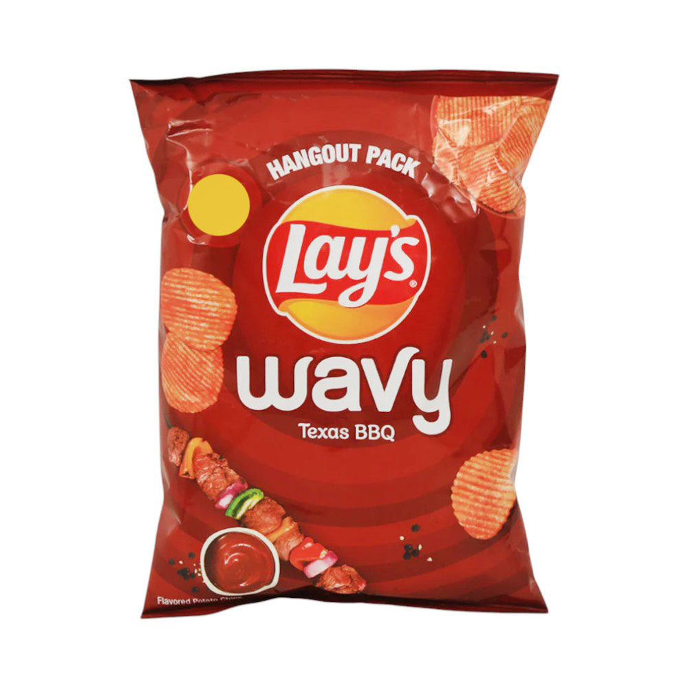 LAYS WAVY BBQ CHIPS 45 GM