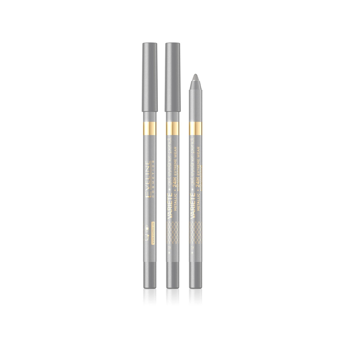 EVELINE VARIETE GEL EYELINER PENCIL 12 SILVER