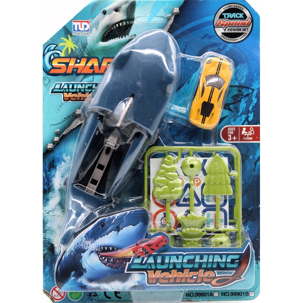 99901 EJECTION SHARK W-ALLOY CAR IN CARD