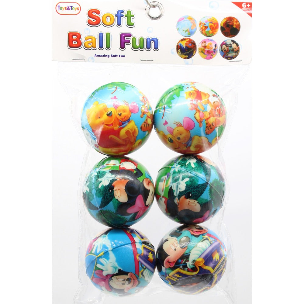 SB-F4 DISNEY BALL 7.5CM 6PCS