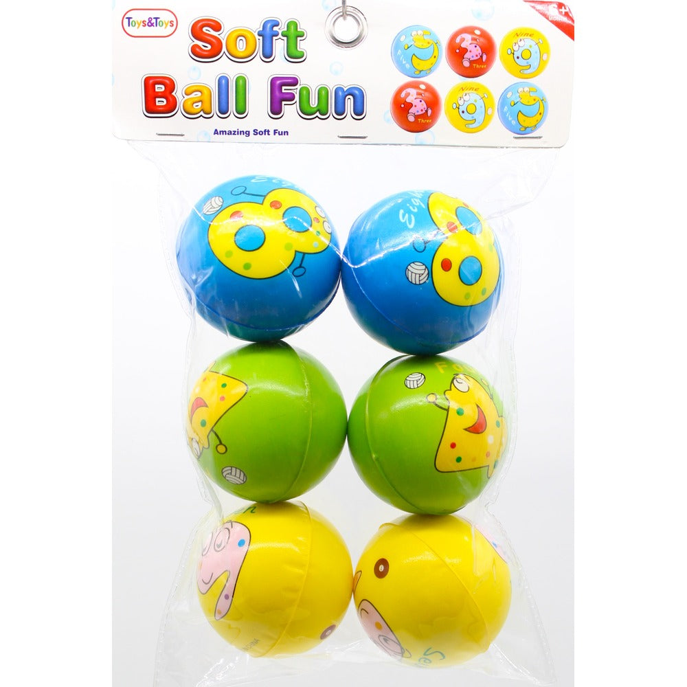 SB-F7 SOFT BALL 7.5CM 6PCS