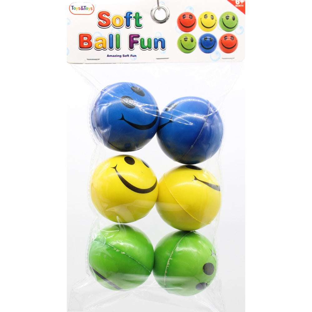 SB-F2 SMILE BALL 7CM 6PCS
