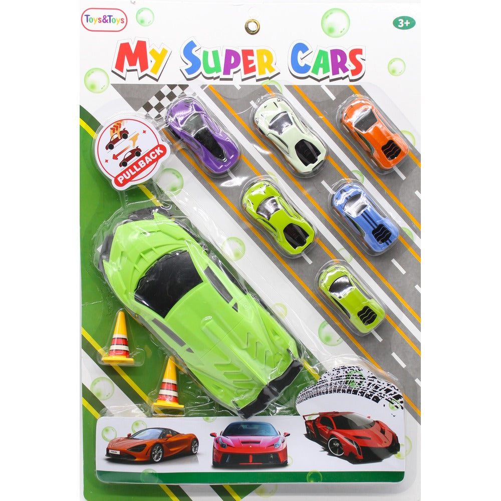 SC-01 MY SUPER CARS PLAYSET IN CARD