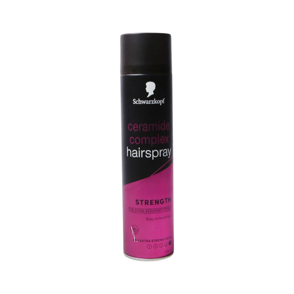 SCHWARZKOPF HAIR SPRAY CERAMIDE COMPLEX STRENGTH 400 ML